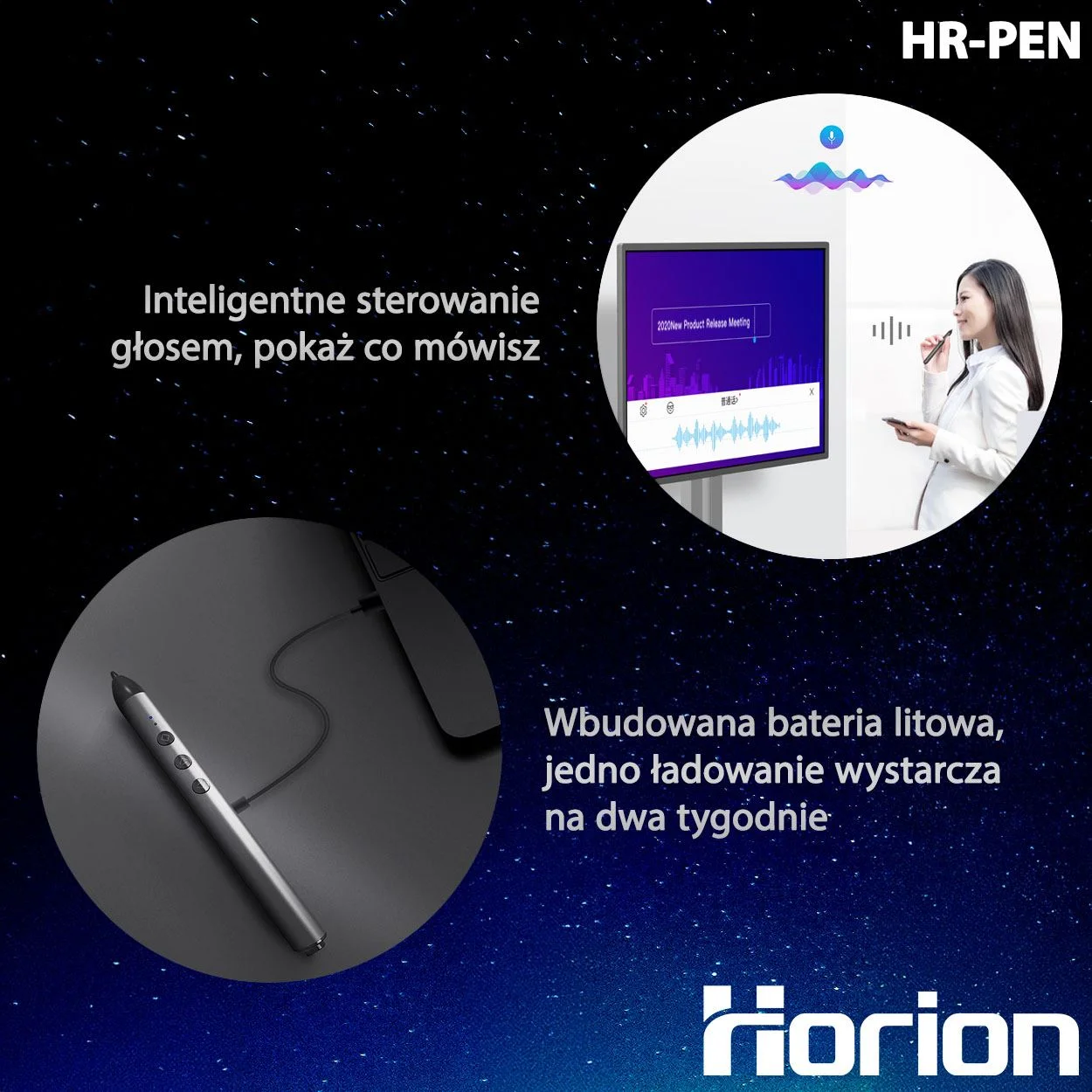 Chytré pero pro interaktivní displeje Horion Smart Pen Stylus 6v1 – obrázek 8