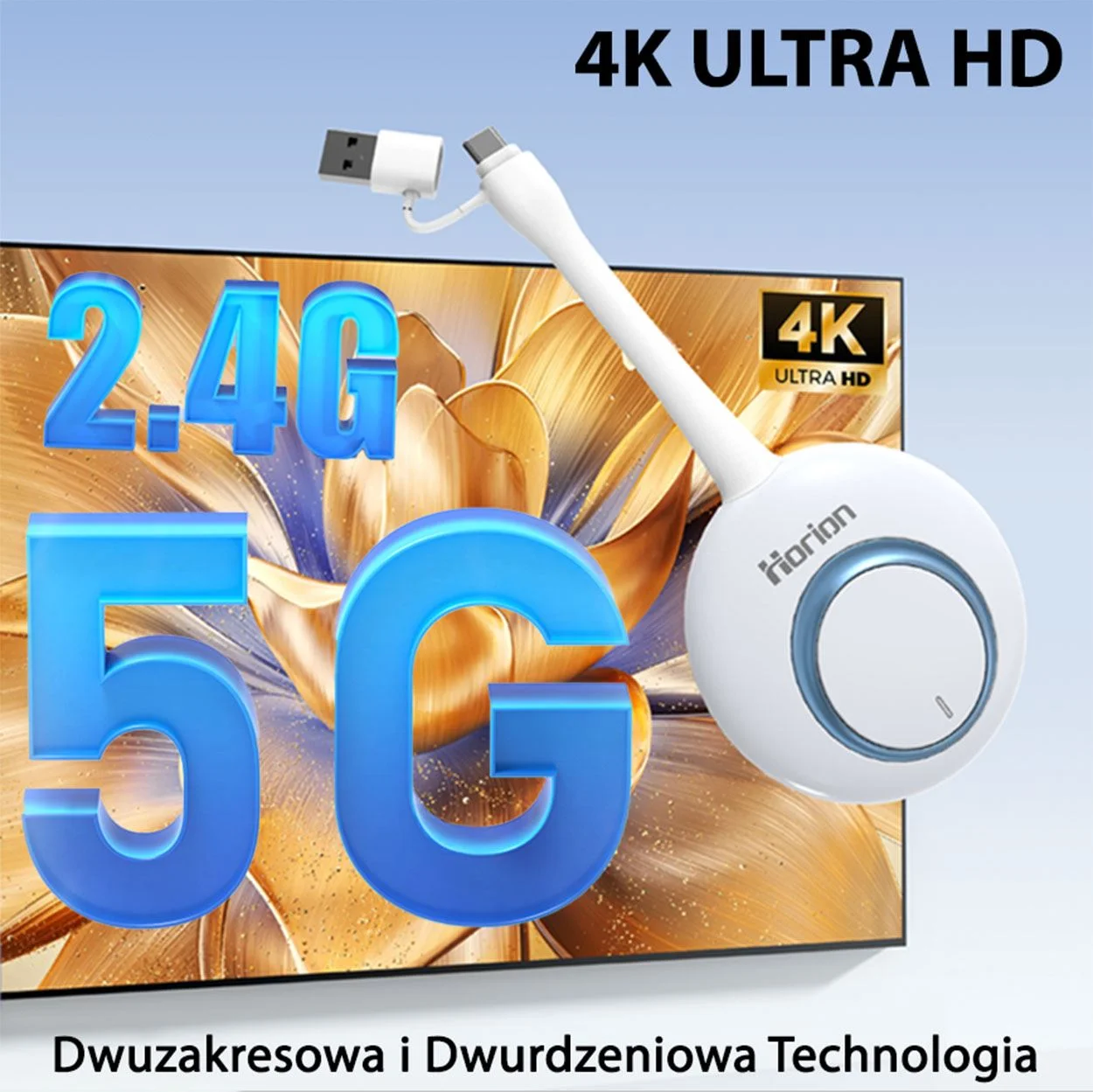 Bezdrátové zařízení pro sdílení obrazovky pro monitory Horion HR-UDT – obrázek 3