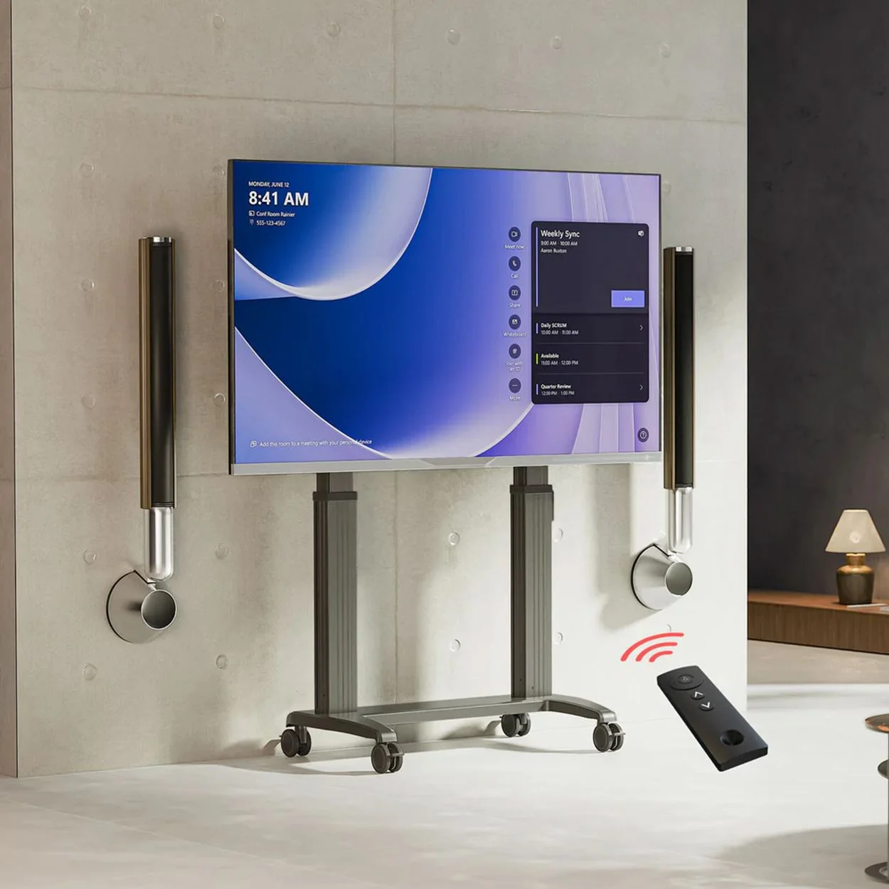 Stand electric mobil 75–100" Te70 – imaginea 10