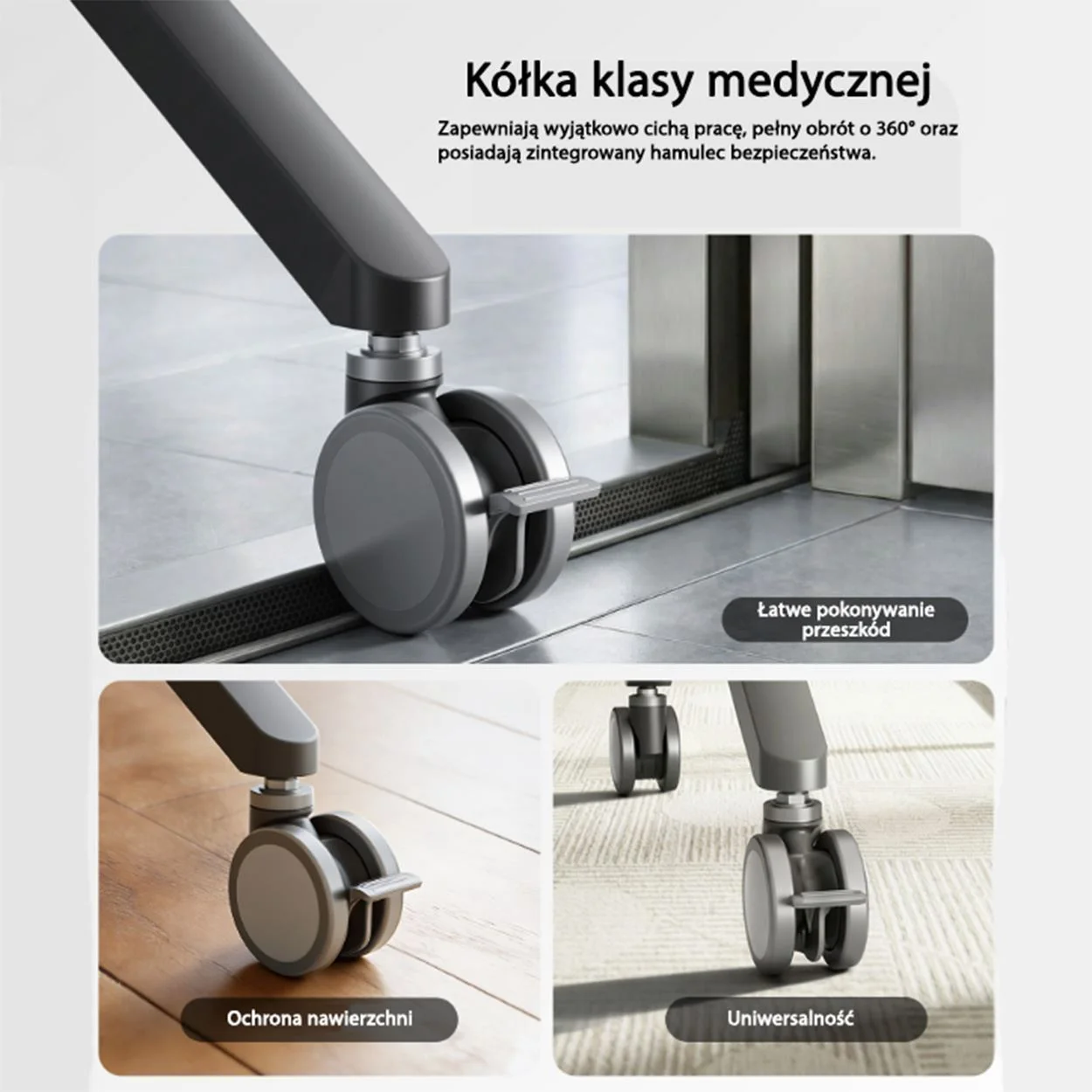 Mobilny elektryczny regulowany stojak do TV Monitorów Interaktywnych 65-90" Pe150 – zdjęcie 7
